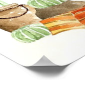 La Pura Vida | Trendy Retro Zomer Mexico Poster (Hoek)