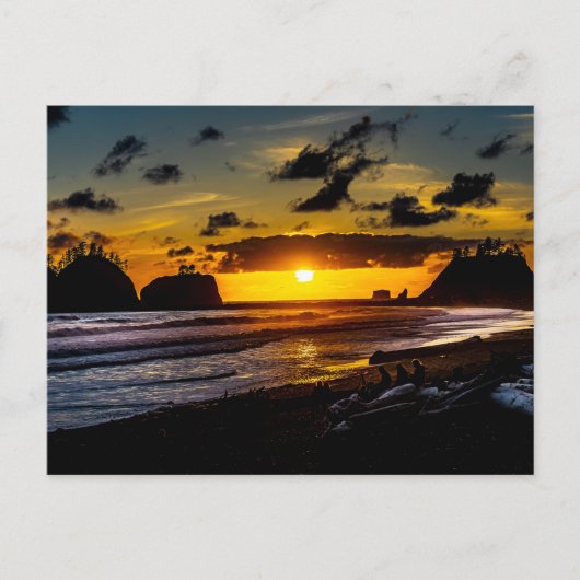 La Push Sunset Briefkaart (Voorkant)