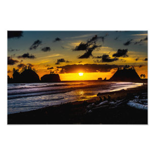 La Push Sunset Foto Afdruk
