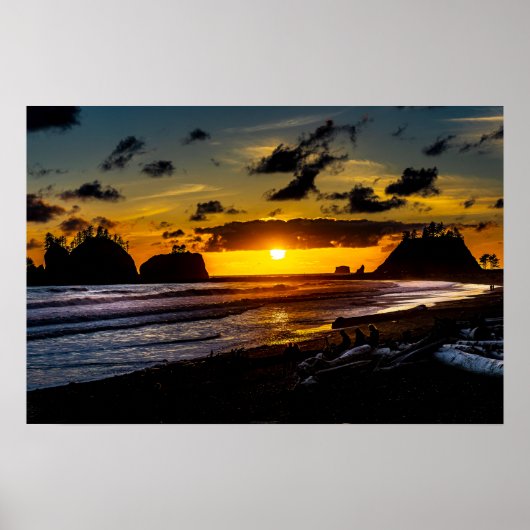 La Push Sunset Poster (Voorkant)
