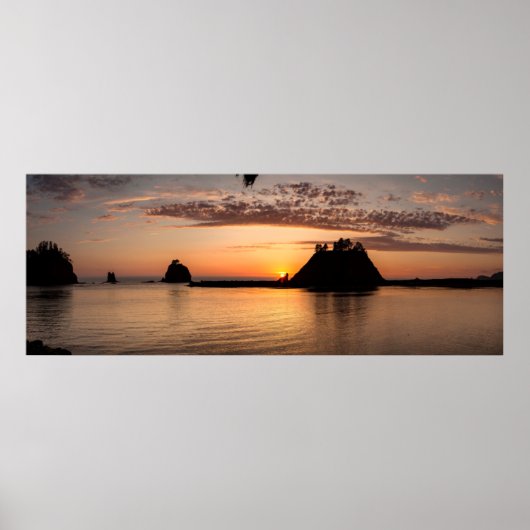 La Push, Washington. Panorama Poster (Voorkant)