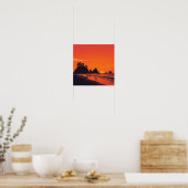 La Push Washington Zonsondergang Minimalistische K Poster (Keuken)