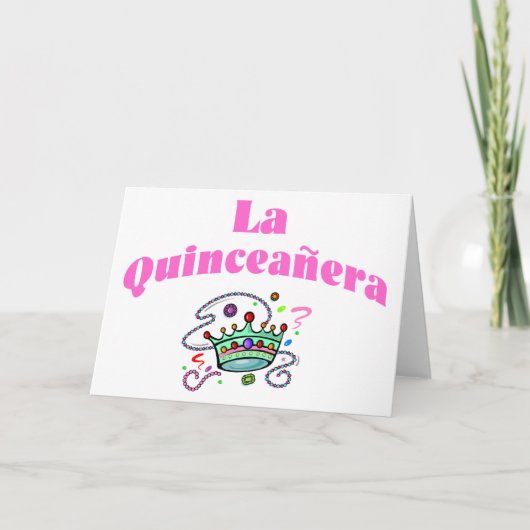 La Quinceanera Kaart (Voorkant)