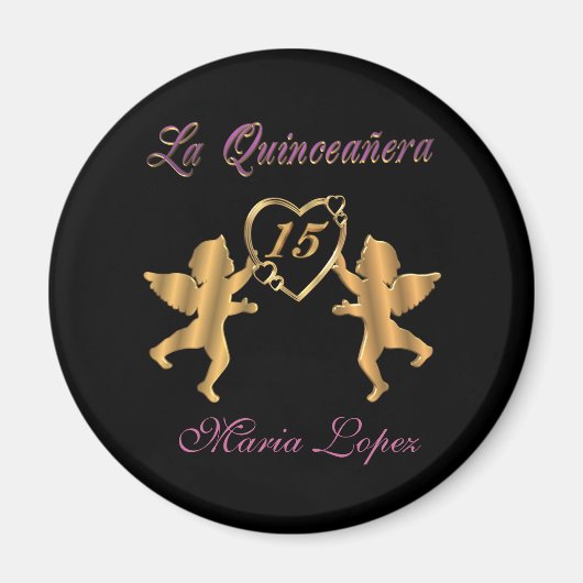 La quinceanera magnet gift for Party Favor (Voorkant)