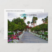 La Quinta, Californië woestijn Briefkaart (Voorkant / Achterkant)