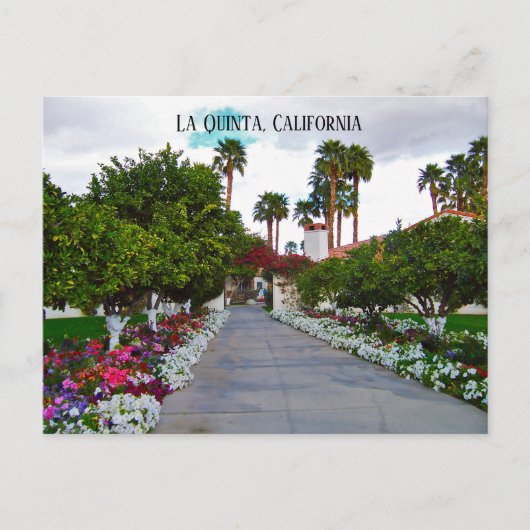 La Quinta, Californië woestijn Briefkaart (Voorkant)