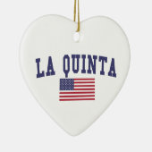 La Quinta US-vlag Keramisch Ornament (Rechts)