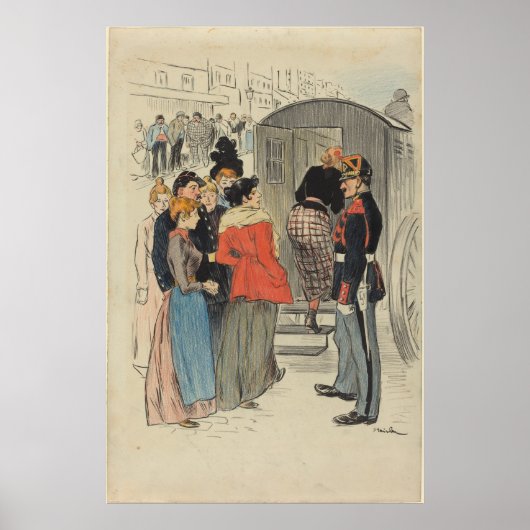 La Raffle 1893 Poster (Voorkant)