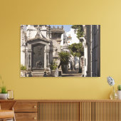 La Recoleta begraafplaats in Buenos Aires Canvas Afdruk (Insitu (Woonkamer))