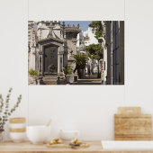 La Recoleta begraafplaats in Buenos Aires Poster (Keuken)
