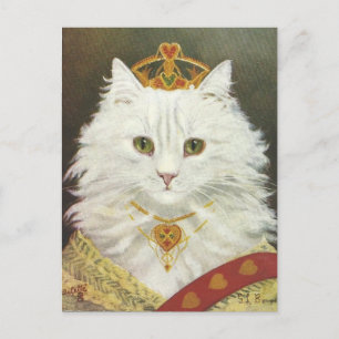 La reine chat briefkaart