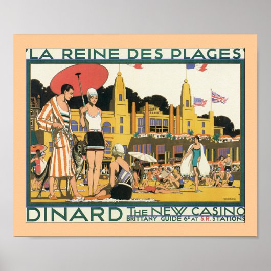 La Reines Des Plages (grens) Poster (Voorkant)