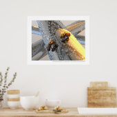 La rencontre - De vergadering (gouden versie) Poster (Keuken)