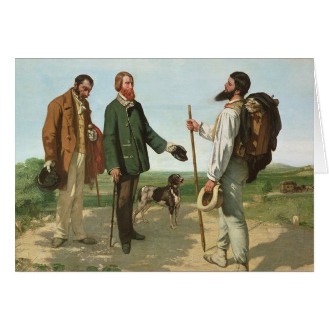 La Rencontre, of Bonjour Monsieur Courbet, 1854 (Voorkant Horizontaal)