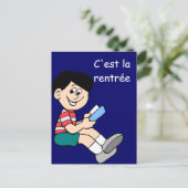 La rentree des class briefkaart (Staand voorkant)