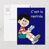 La rentree des class briefkaart (Voorkant / Achterkant)