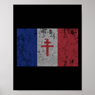 La Resistance The French Flag France Paris Wwii T Poster