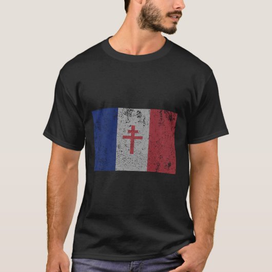 La Resistance The French Flag France Paris Wwii T T-shirt (Voorkant)