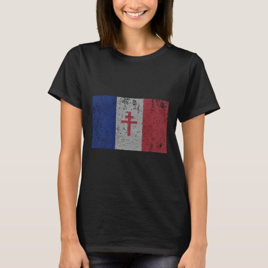 La Resistance The French Flag France Paris Wwii T T-shirt (Voorkant)
