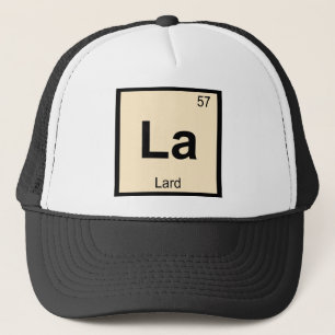 La - Reuzel Chemie Periodiek Systeem Symbool Trucker Pet