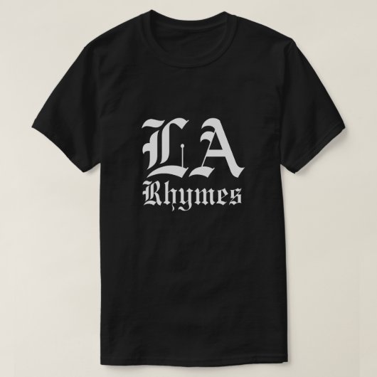 LA Rhymes T-Shirt (Design voorkant)
