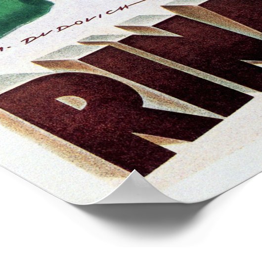 LA RINASCENTE Advertisement Art Deco  Italië Poster (Hoek)