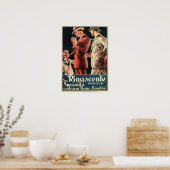LA RINASCENTE Department Store Mannen Kinder Cloth Poster (Keuken)