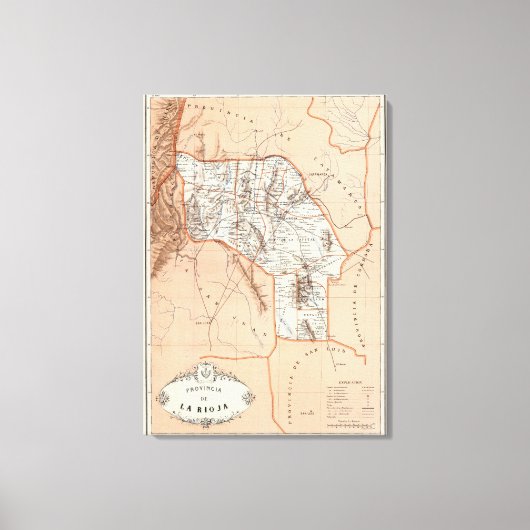 La Rioja, Argentinië Canvas Afdruk (Voorkant)