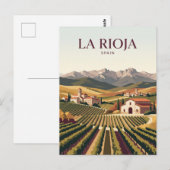 La Rioja Spanje Briefkaart (Voorkant / Achterkant)