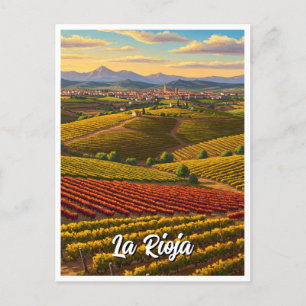 La Rioja Spanje Reizen Briefkaart