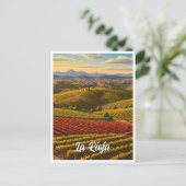 La Rioja Spanje Reizen Briefkaart (Staand voorkant)