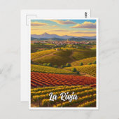 La Rioja Spanje Reizen Briefkaart (Voorkant / Achterkant)