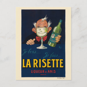 La Risette France Vintage Poster 1926 Briefkaart