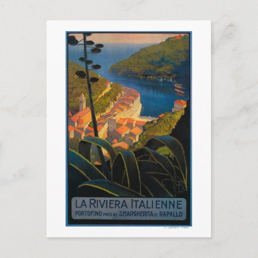 La Riviera Italienne Briefkaart (Voorkant)