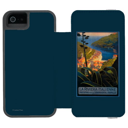 La Riviera Italienne Incipio iPhone Portemonnee Hoesje (Agenda Open)