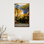 La Riviera Italienne, Italië Vintage Travel Poster (Keuken)