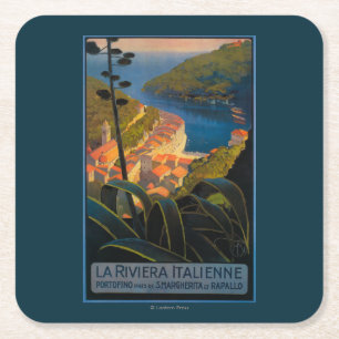 La Riviera Italienne Kartonnen Onderzetters