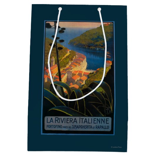 La Riviera Italienne Medium Cadeauzakje (Achterkant)