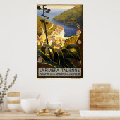 La Riviera italienne Poster (Keuken)