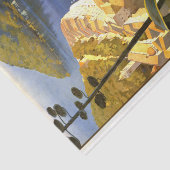 La Riviera Travel Poster debetpapier Tissuepapier (Detail)