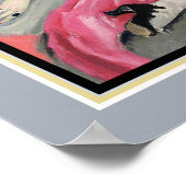 "La Robe Roos" door Kees van Dongen c.1919 Poster (Hoek)