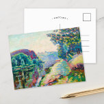 La Roche de l'Echo, Crozant | Armand Guillaumin Briefkaart<br><div class="desc">La Roche de l'Echo,  Crozant (circa 1907) | Origineel kunstwerk van de Franse impressionistische schilder en lithograaf Armand Guillaumin (1841-1927). Gebruik de ontwerpgereedschappen om aangepaste tekst toe te voegen of het afbeelding te personaliseren.</div>