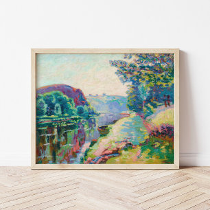 La Roche de l'Echo, Crozant   Armand Guillaumin Poster