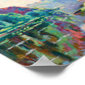 La Roche de l'Echo, Crozant | Armand Guillaumin Poster (Hoek)