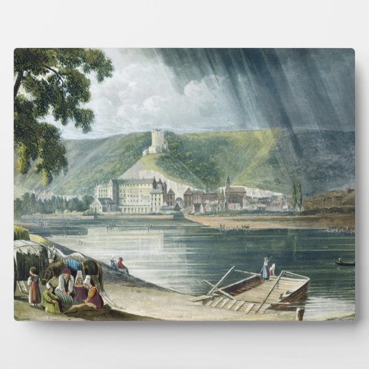 La Roche, van 'Uitzichten op de Seine', gegraveerd Fotoplaat (Voorkant)