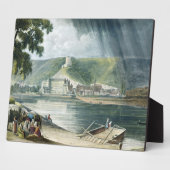 La Roche, van 'Uitzichten op de Seine', gegraveerd Fotoplaat (Zijkant)
