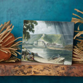 La Roche, van 'Uitzichten op de Seine', gegraveerd Fotoplaat (Zijkant)