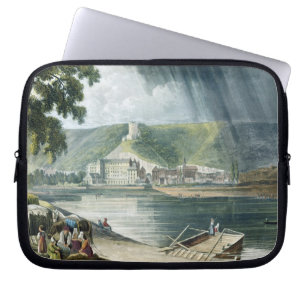 La Roche, van 'Uitzichten op de Seine', gegraveerd Laptop Sleeve