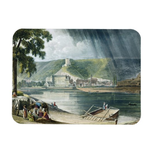 La Roche, van 'Uitzichten op de Seine', gegraveerd Magneet (Horizontaal)