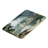 La Roche, van 'Uitzichten op de Seine', gegraveerd Magneet (Linkerzijde)